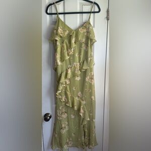Beautiful Blu Pepper Green floral Dress